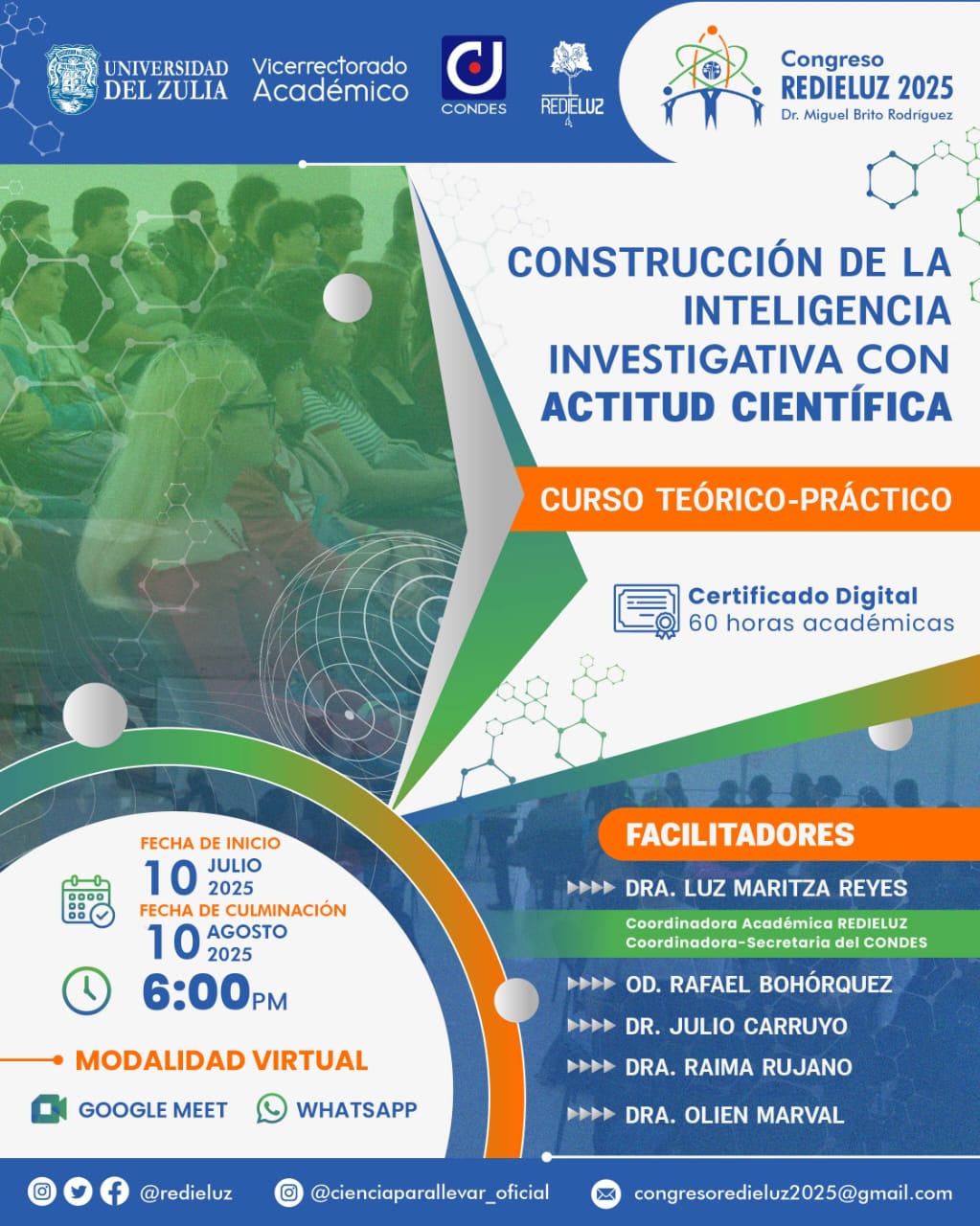 Curso Pre-Congreso Formación de inteligencia investigativa y actitud científica